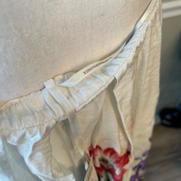 ANTHROPOLOGIE Strapless Maxi Dress, Ivory Floral, NWT! - Picture 13 of 14